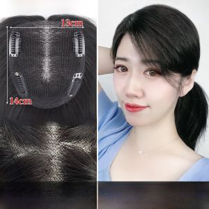 Defancy | Defancy Swiss Net Wig Full Human Hair Breathable Womens Hair Loss Coverage Hair Density Increase Seamless Natural Look