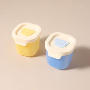 Babys Small Complementary Food Box Steamed Cake Mold Ice Tray Babys Complementary Food Mini Box with Lid