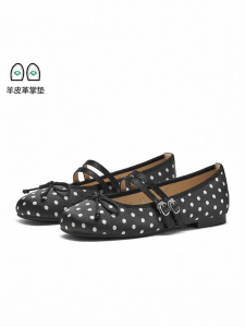 Hotwind | Dotted Fashion Thin Sole Versatile Summer New Style Flat Shoes