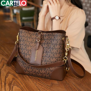 CARTELO | Túi Đeo Chéo Quai Vai Dung Lượng Lớn Mới Kiểu Thùng Nước