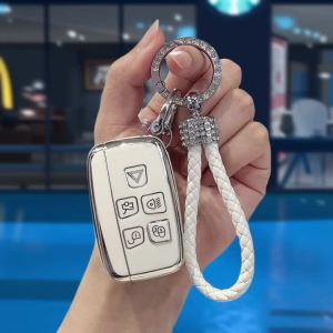 TPU Shell Fob Car Remote Key Cover Case For Land Rover Range Rover Sport Evoque Freelander2 For Jaguar XF XJ XJL XE C-X16 XKR XK