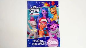 My Little Pony Festive Fun Pack With Activity Book 4 Colour Pencils & Stickers For Kids