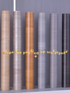 kkl store Waterproof PVC self-adhesive wallpaper bedroom warm wall stickers living room dormitory stickers background wall paper decorative painting 10meters x 45cm