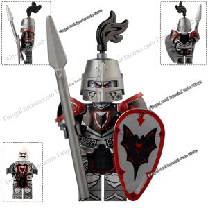 Fingal | Medieval Castle Knight Horse Soldier Fire Dragon Knightly Order Assemblable Model