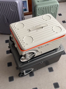 24 inch side opening luggage compartment for women oversized wheels 20 inch boarding case large capacity travel suitcase for men