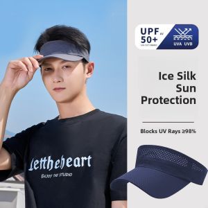 Outdoor Mens Sun Protection Hat Fishing Cycling Windproof Summer New Style UPF50+ Empty Top Special for Youth All Seasons