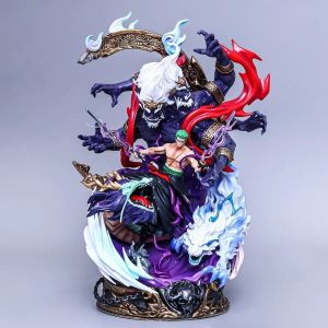 Bandai | Zoro King of Hell Enma Zoro Figure Statue Gift for Boys Trendy Toy Ornament Gift For Children Collection PVC Action Figure