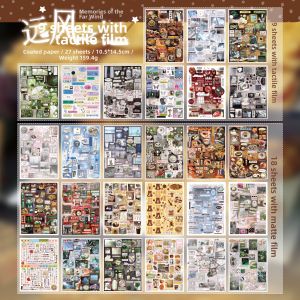 Yuxian | Detailed Cutout Korean Retro Ins Style Handwritten DIY Sticker Book