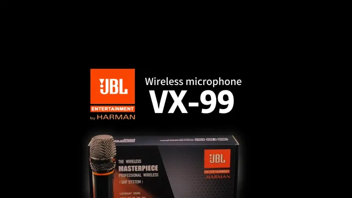 JBL VX-99 Wireless microphone UHF Professional karaoke Wireless Plug In Receiver Can Be Used Suitable for KTV/stage
