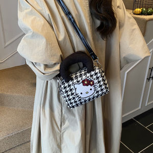 Túi Đeo Chéo Hình Mèo Thời Trang Cho Bé Gái Túi Vuông Nhỏ Cầm Tay Du Lịch Túi Đeo Vai Đơn Thời Trang Mùa Thu Đông Mới