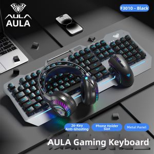 AULA-MOJING | Gaming and Office Keyboard and Mouse Set Mechanical Feeling
