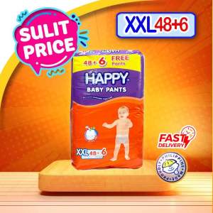 Happy Baby Pants Diapers XXL 48’s (+6 free)