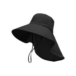 หมวกกันแดดชายกว้างป้องกันรังสียูวีสำหรับผู้หญิง หมวกปั่นจักรยานกลางแจ้ง หมวกปีนเขา ฤดูร้อน โพลีเอสเตอร์ หมวกกันแดด หมวกปีนเขา
