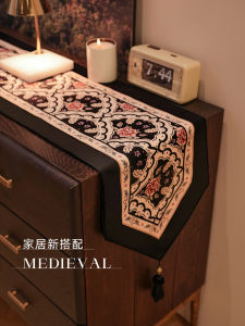 Mysel French Style Chinese Style Minimalist Modern Table Runner Bed Runner Accessible Luxury Dining Table TV Cabinet Tablecloth Bench Decoration