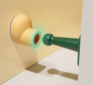 Nút chặn cửa hút cửa chân giữ cửa bằng silicon chống va đập