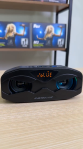Loa bluetooth MANOVO siêu bass M5 mắt cú đèn led RGB pin trâu có màn hình hiển thị nghe nhạc hay loa bluetooth giá rẻ