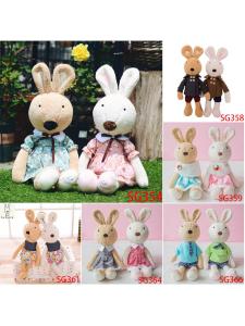 FENGHONGTAO | Huggable Sleeping Stuffed Bunny Plush Toy