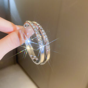 Exquisite Large Hoop Earrings Women Fashionable Flashing Diamond Embedded High-End Personality Ear Jewelry Elegant Style