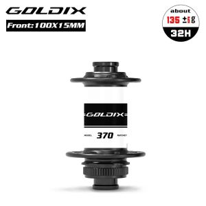 GOLDIX | GOLDIX 32 Holes Mountain Bicycle Hub Sealed Bearing Center Lock Disc Brake Ratchet 36T J-Bend 32Holes BOOST MTB Hub for HG MS XD