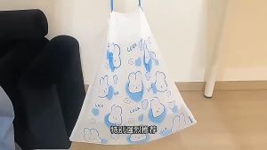 100Pcs/Roll Beg Sampah Drawstring Trash Bag Rubbish Plastic Bag Garbage Bag Large Dustbin Bag 加厚抽绳垃圾袋 一次性塑料袋