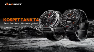 [ใช้คูปอง ลดเหลือ 4492 บ.] KOSPET TANK T4 Rugged Smartwatch With GPS สมาร์ทวอทช์ แผนที่ออฟไลน์ หน้าจอ AMOLED กันน้ำ 10ATM -1Y