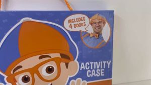 Blippi Activity Case Book Gift Set with 4 Colouring & Activity Books & 700 Stickers for Kids