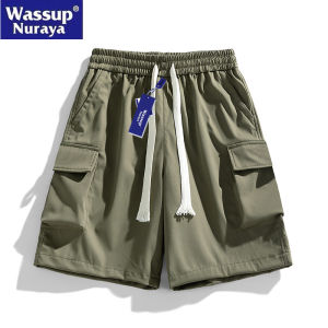 Quần Short Công Sở Nam WASSUP Nuraya Thời Trang Mùa Hè Rộng Rãi Ống Đứng Quần Thường Ngày Năm Điểm Quần Thường Ngày