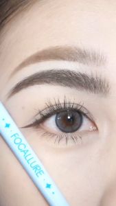 FOCALLURE Chì kẻ mày hình tam giác 3 trong 1 Đa năng Tích hợp cọ & dao cạo Sắc tố lâu trôi Không thấm nước Mịn màng Không vón cục Dễ sử dụng