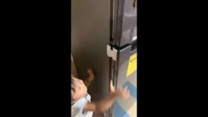 Baby Safety Lock Refrigerator Lock Fridge Freezer Door Lock Latch Catch for Toddler Child