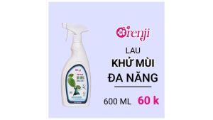 (ORENJI) Xịt đa năng - Nước lau đa năng Khử mùi Lau đồ chơi Công nghệ nano Nhật Bản Chai 600ml Tinh dầu Cam - Quế - Bạc Hà Koshka Home