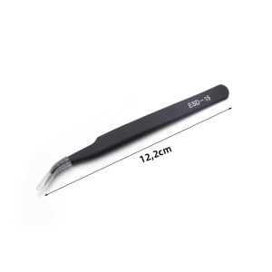 Nhíp Cong Bằng Thép Không Gỉ Chính Xác ESD Dụng Cụ Cầm Tay Sửa Chữa Công Nghiệp Dành Cho Gia Đình Làm Mô Hình DIY