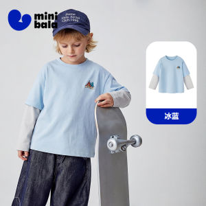 MINI BALA | Long Sleeve T-Shirt for Boys Antibacterial Quick-Dry Breathable