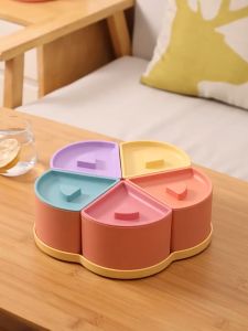 Orange Festive Serving Tray with Cookies & Gummies