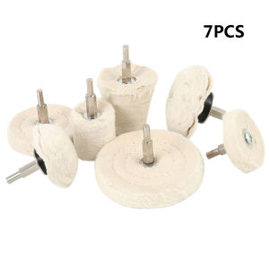 Buffing Polishing Wheel Kit Reusable Polishing Compound Kit with Shank Soft Polishing Pads Durable Metal Jewelry Glass Polishing