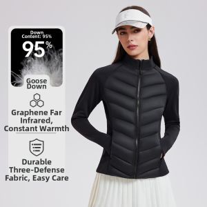 COSLEAF | Lightweight Warm Goose Down Jacket Outerwear