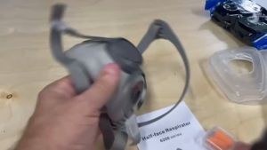 Heyman High-Quality Full Face Respirator Mask with Anti-Fog and Organic Vapor Protection for Painting Welding and Industrial Safety