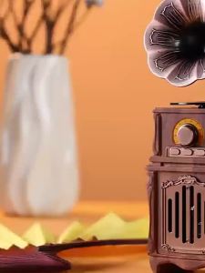 AS31 Wireless Bluetooth Speaker Retro Gramophone Radio Old-Fashioned Bluetooth Audio System High-Quality Sound Home Living Room