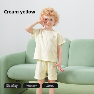 Usbettas | Summer Cool & Breathable Baby Short Sleeve Cotton Pajama Set