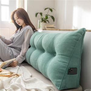 Bed Headrest Support Pillow Triangle Waist Protection