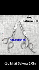 Kéo cắt tóc Nhật Sakura 6.0 in