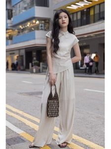 Mixd | Bộ Đồ Hè Phong Cách Zen Trung Quốc Cho Nữ