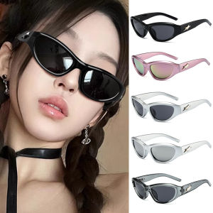Teybren Y2k Star Rectangular Sunglasses Women Hip Hop Punk Sun Glasses Street Retro sunglasses for Men