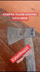Alat Potong Kayu Kampak Gagang Kayu Aren