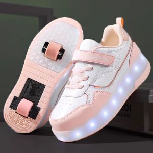 Retractable Roller Skates Children 4-Wheels