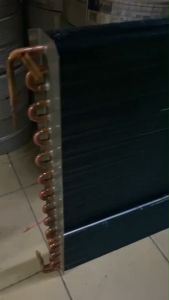 แผงรังผึ้งคอยร้อนทองแดงแอร์ เคลือบ Bluefin 25000 Btu สำหรับอุปกรณ์ทองแดง