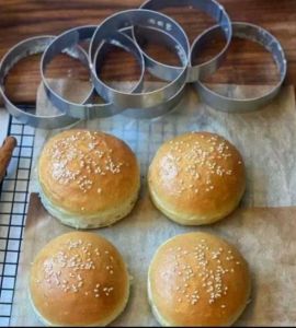 1lusin ring Cutter bulat/Mousse ring cake bulat/Ring roti/Loyang bolu stainless tampa alas/Cetakan dimsum