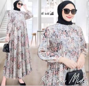 MIDI dress rayon premium busui/freandly