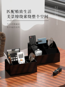 Modern Acrylic Luxury Remote Controller Organizer Simple Home Living Room Coffee Table Bedside Multi-Function High-End Shelf