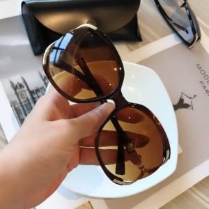 DOYM 2023 New Sunglasses for Women Anti-UV Square Beach Travel Sun Glasses Shades for Women Vintage Camelia Summer Driving Glasses Sun Protection DM14