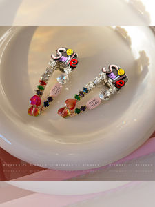 Korean Style Smile Face Letter Hair Clip Women Side Clip Hair Accessories Fashionable BB Pin Hair Decorations Side Hair Clip